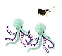 Pawforloves Premium Pet Plush Toy,Premium Pet Plush Octopus,Paw for Loves Dog Toy,Squeaky Dog Toys for Large Dogs,Plush Dog Toys with Soft Fabric,Pet Toys for Small,Medium,Large Dogs (Green 2PC)