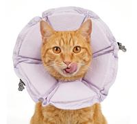 Pawfun Cat Cone Collar Soft, Adjustable Elizabethan Collar for Cats to Stop Licking, Comfortable Lightweight Kitten Cone for Wound Healing and Surgery Recovery,M-1