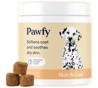 Pawfy Skin & Coat Soft Chews | Allergies | Itching | Licking | Paw Biting | Scratching & More