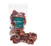 PawGang - Beef Trachea Cut 250g - 100% Natural Treats for Dogs Puppies Young Adult Old Small and Large Dog - Air Dried Chews Snacks Chews - Healthy Hypoallergenic - Low Fat Grain Free - BARF Raw