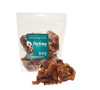PawGang - Pig Inner Ear 200g - 100% Natural Pork Treats for Dogs Puppies Young Adult Old Small and Large Dog - Tasty Air Dried Chews Snacks - Healthy Hypoallergenic - Low Fat Grain Free Raw