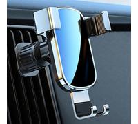 PAWGTS Car Phone Holder for Volkswagen ID. Buzz 2024 Super Stable Phone Holder for Car Vent 360° Rotation Car Phone Holder Mount with Metal Hook Clip,Silver