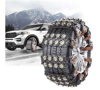 PAWGTS Tire Chains Non-Metallic Material (Spiral-Reinforced Steel Studs · Enhanced Ice-Breaking Performance) No Jack Required Universal Fit Suitable For Tires 165-255 Mm