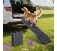 Pawhaven Foldable Dog Ramp Non-Slip Pet Steps Ramp For Car Sofa Large Small Dogs 180X44Cm