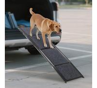 PawHaven Folding Dog Ramp Non-Slip Pet Ramp for Cars Sofa Bed - Dog Steps for Car, Large & Small Dogs, Lightweight Portable, 170X44CM