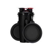 PawHoly Outdoor Water Bottle for Dogs, Water Bottle Dogs On the Go Travel Bowls Pet Drinking Bottle 2-in-1 Foldable Dog Bowls Dog Food Cup Foldable