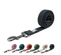 Pawhuggies Dark Grey Dog Leash for Large Dogs 4 FT 90% Rayon derived from Bamboo, 10% Polyester Dog Leash for Large Size Dogs, Handle with an O-Ring