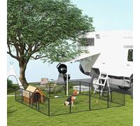 PawHut 16 Panels Heavy Duty Puppy Play Pen for Small 60Hcm
