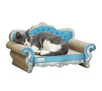 PawHut 2 in 1 Cardboard Cat Scratching Board with Catnip for Indoor Cats