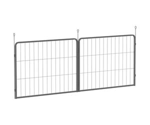 PawHut 2 Piece Dog Pen Expansion Pack for 60cm High Pet Playpen with 3 Connecting Stakes, Puppy Pen for Small Dogs