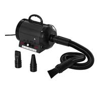 PawHut 2800W Dog Hair Dryer Pet Grooming Blaster Blower Dryer 3 Nozzles - Black | TJ Hughes