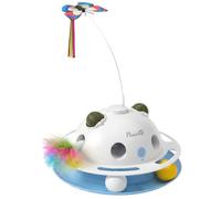 PawHut 4-in-1 Interactive Cat Toys for Indoor Cats Adult