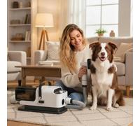 Pawhut 5 In 1 Dog Grooming Vacuum & Dog Dryer With Electric Clipper