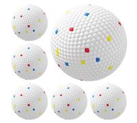 PawHut 6 Pack Dog Balls Toys, Indestructible Teething and Water ETPU Balls