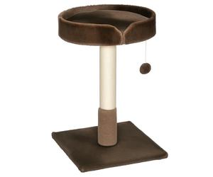 PawHut 70cm Height Cat Tree Scratching Post Furniture Pet Play Area Activity Center Kitten Climbers Climbing Exercise w/ Hanging Toy & Cushion