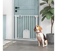 PawHut 75-82 cm Pet Safety Gate Pressure Fit Stair, none