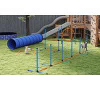 PawHut 8-Piece Dog Agility Training Set for Garden