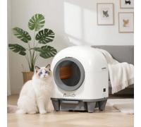 Pawhut 80L Self Cleaning Cat Litter Tray With App Control Safety Protection