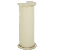 PawHut 85cm Tall Cat Scratching Post w/Sisal Rope, Covered in Soft Plush, Anti-Tip for Indoor Corners, Cabinet Corners, Sofa Corners - Beige