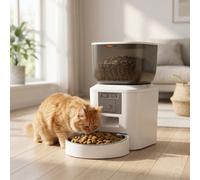 PawHut Automatic Cat Feeder with Camera 2.4G WiFi Smart APP Control 4L