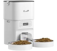 PawHut Automatic Cat Feeder with 4L Pet Food Dispenser 1-6 Meals Daily