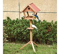 PawHut Bird Stand D10-058 1390 x 490 x 450 mm Cream