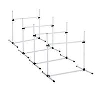 PawHut Canine Agility Set White 650 mm x 950 mm x 950 mm