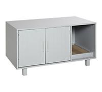 PawHut Cat Litter Box D31-016GY