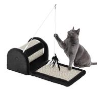 PawHut Cat Scratcher Sisal Scratching Pad Mat Board - Grey