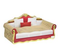 Cat Scratching Board, Cardboard Cat Scratcher, Lounge Bed with Catnip PawHut Brown One Size