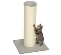 PawHut Cat Scratching Post 76cm Tall for Indoor Kittens Light Grey