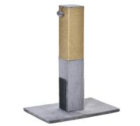PawHut Cat Scratching Post 79cm Tall Scratcher Climber Cat Tree Activity Centre Grey | TJ Hughes