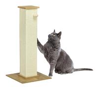 PawHut Cat Scratching Post 80cm Tall with Hanging Ball Toy Cat Scratcher