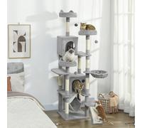 PawHut Cat Tree, 192 cm Multi-Level Cat Tower for Indoor Kittens