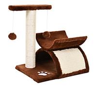 PawHut Cat Tree Brown 300 mm x 400 mm x 430 mm