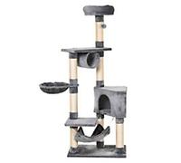 PawHut Cat Tree D30-280 1540 x 600 x 400 mm Grey