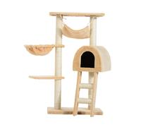 PawHut Cat Tree Kitten Scratching Activity Playing Climb Center