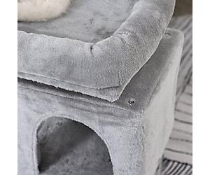 PawHut Cat Tree Light Grey 390 mm x 590 mm x 830 mm