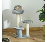 PawHut Cat Tree Grey 400 mm x 650 mm