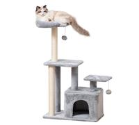 PawHut Cat Tree D30-348 1140 x 600 x 400 mm Grey