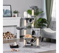 PawHut Cat Tree Tower Height 150CM Kittens Activity Stand House Scratching Posts