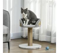 PawHut Cat Tree Tower Activity Centre with Scratching Posts Grey