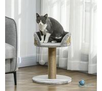 PawHut Cat Tree Tower Activity Centre with Scratching Posts Grey