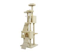 PawHut Condo Furniture Scratcher Post Pet Cat Tree Kitten Bed House Play Toy | TJ Hughes