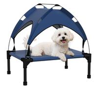 PawHut Cooling Raised Dog Bed, Elevated Pet Bed with Breathable Mesh, UV Protect