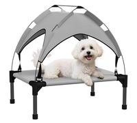 PawHut Cooling Raised Dog Bed w/ Breathable Mesh - Light Grey - Extra Small | TJ Hughes