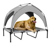PawHut Cooling Raised Dog Bed w/ Breathable Mesh - Light Grey - Large | TJ Hughes
