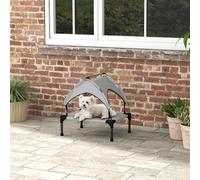 PawHut Cooling Raised Dog Bed w/ Breathable Mesh - Light Grey - Extra Small | TJ Hughes