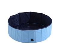 Pawhut Diameter 100X30H cm Pet Swimming Pool-Blue