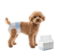 PawHut Disposable Dog Diapers Female Absorbent Dog Nappies S 19-37 cm
